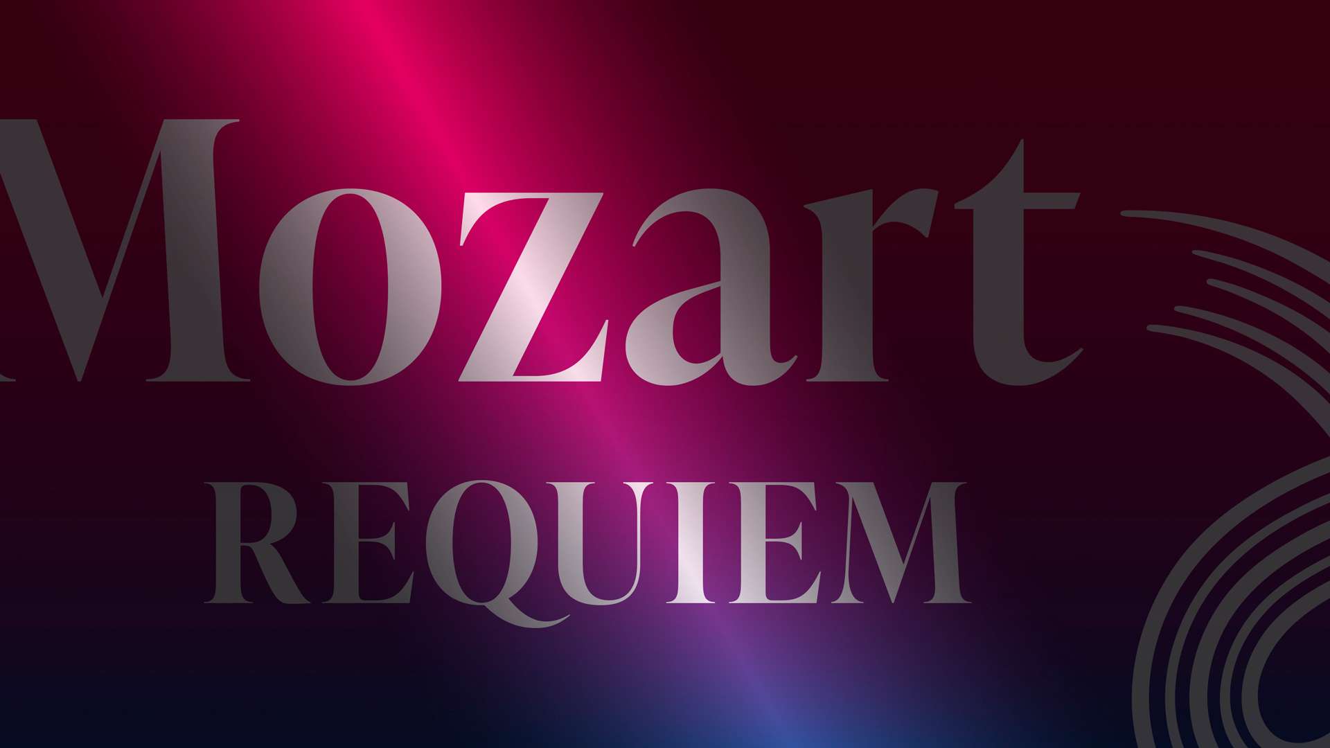 Requiem Teksti Requiem puna-sinisellä värityksellä