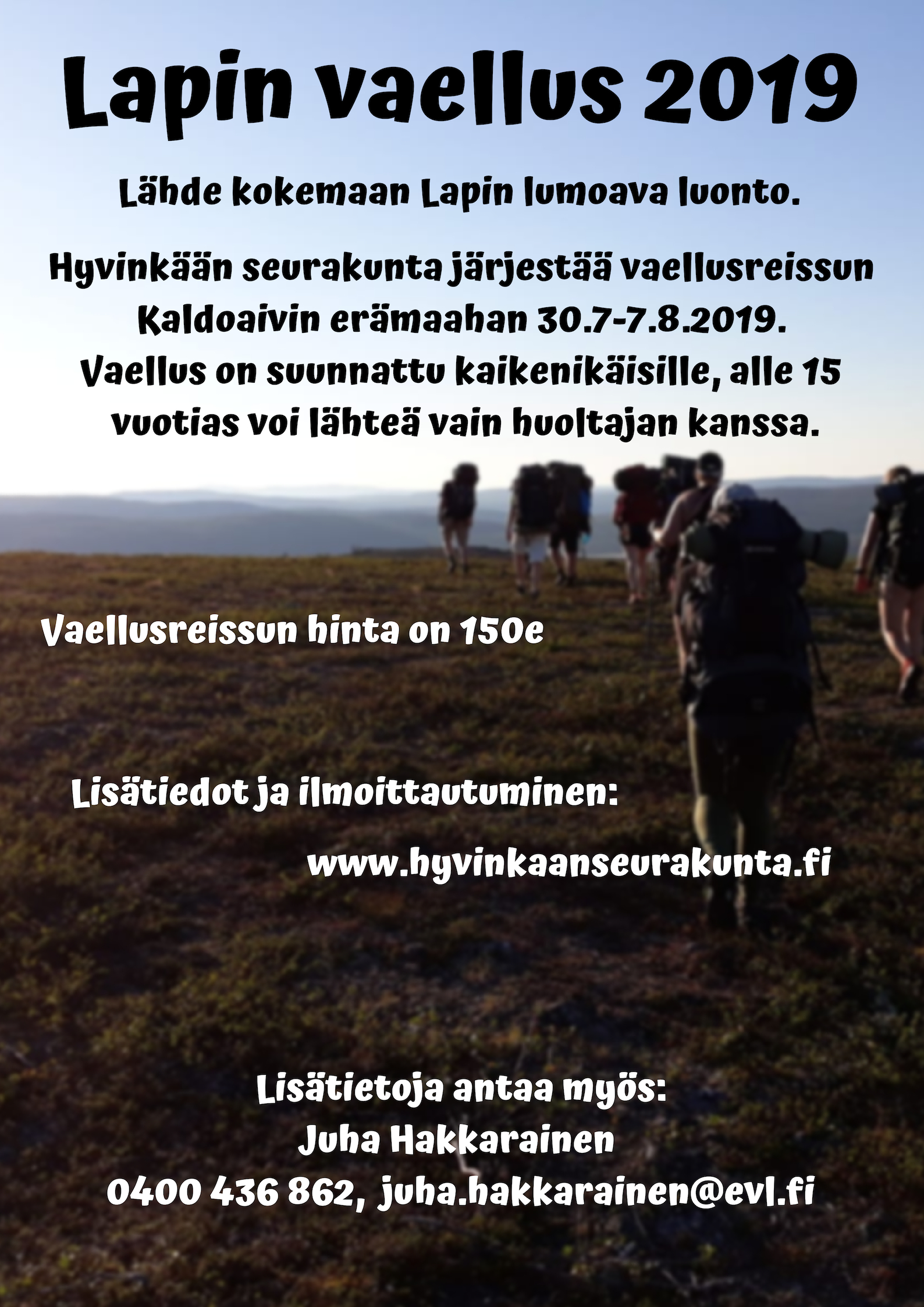 Lapin vaellus 2019