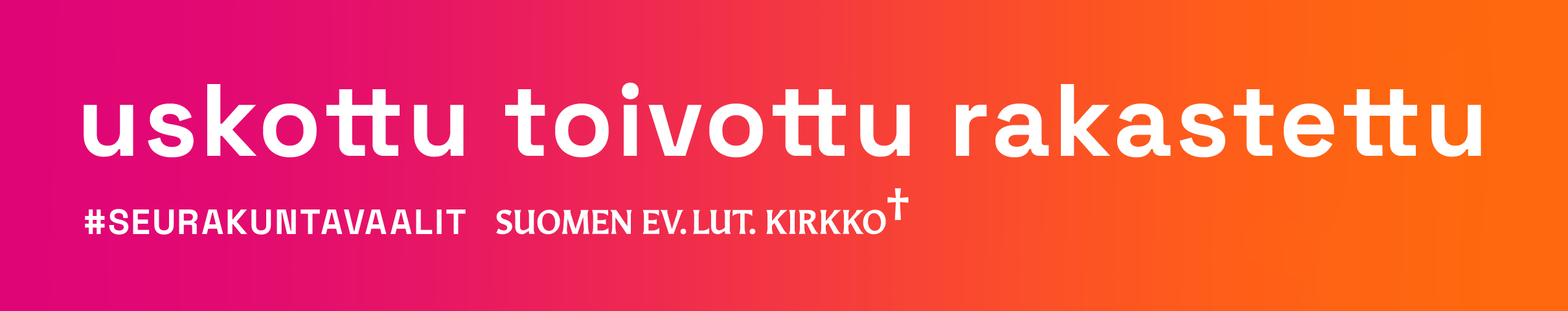 seurakuntavaalien ehdokasasettelu alkoi